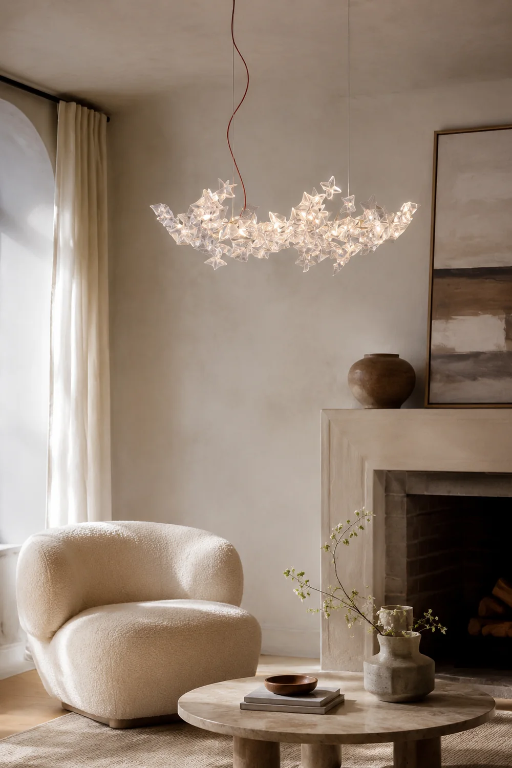 Ophelia Pendelleuchte L 72/105CM - Lumpaz