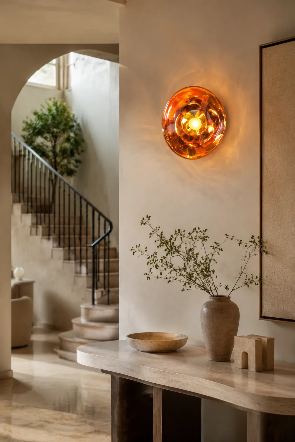 Mirza Wandlampe, 3 Farben, ∅28CM - Lumpaz