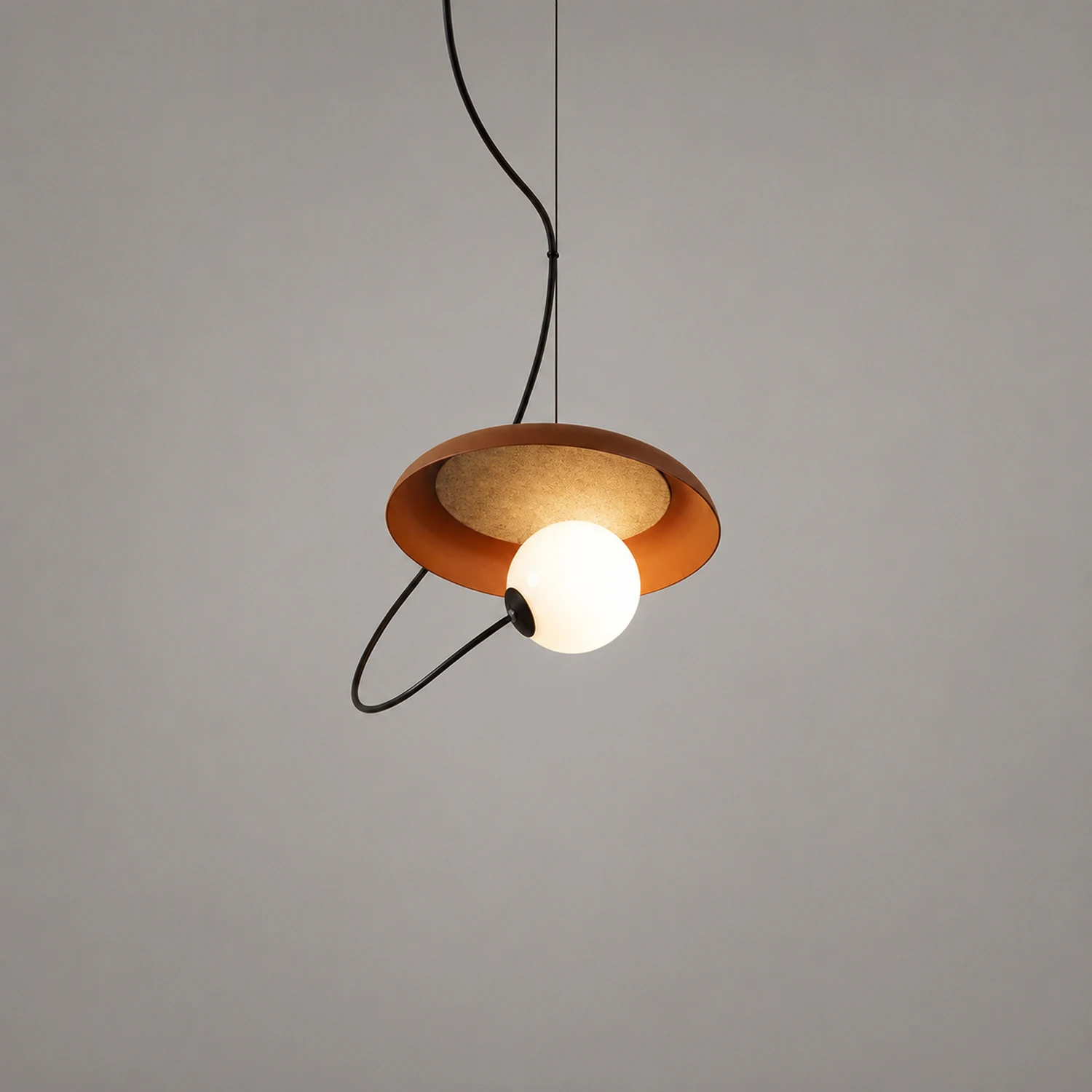 Nordic Creative Metal Bedside Chandelier Pendelleuchte für Schlafzimmer, Esszimmer - Lumpaz