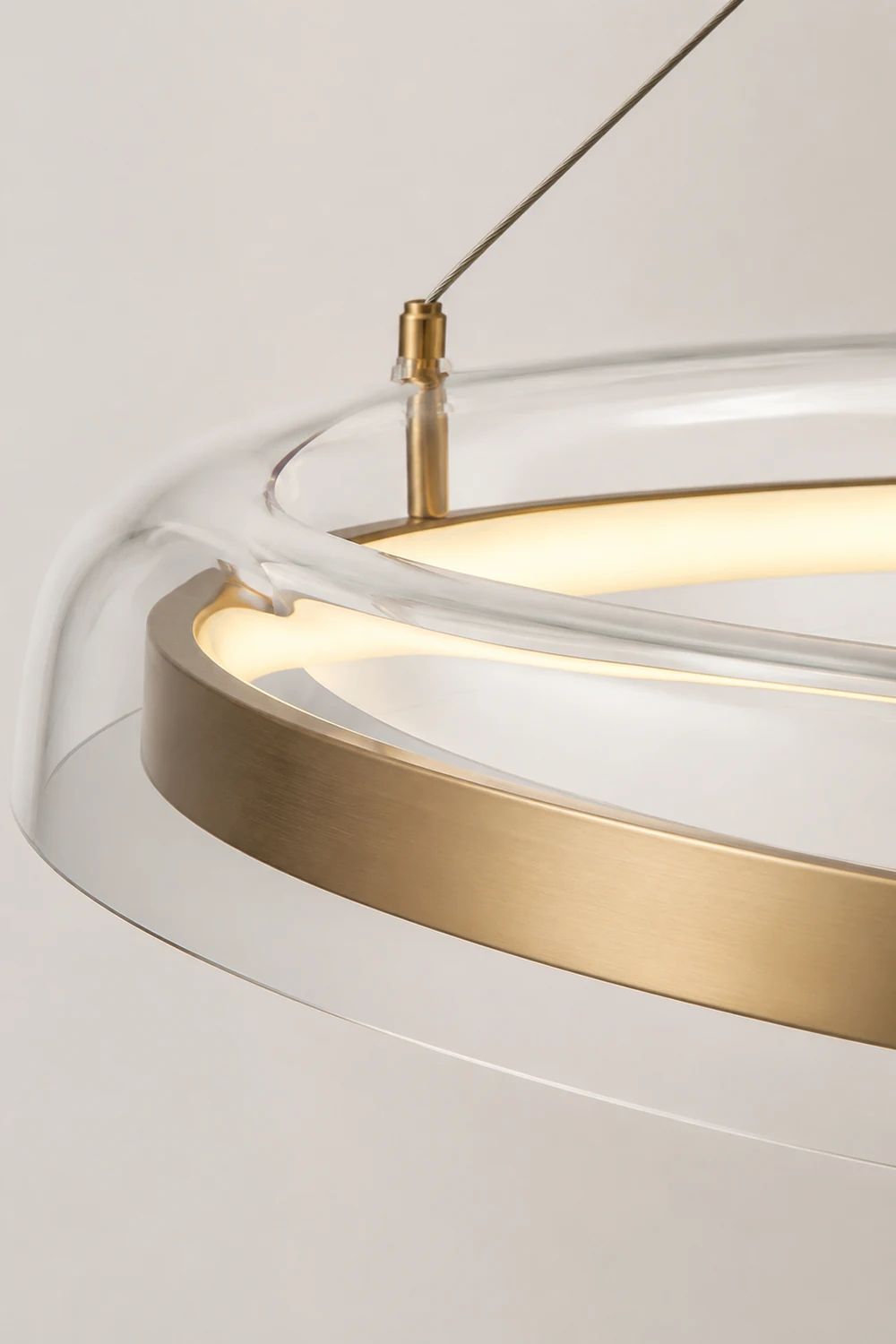 Arisha Pendelleuchte Farbe Temperatur Schaltbar 1/2 Ring, ∅50/75cm - Lumpaz