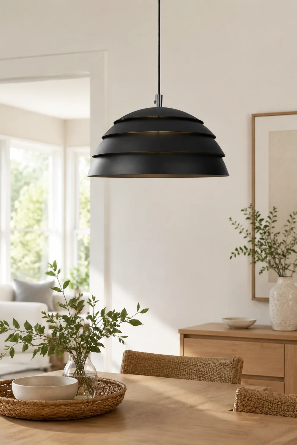 Midcentury Modern Chrom Anhänger Esszimmer Wohnzimmer - Lumpaz