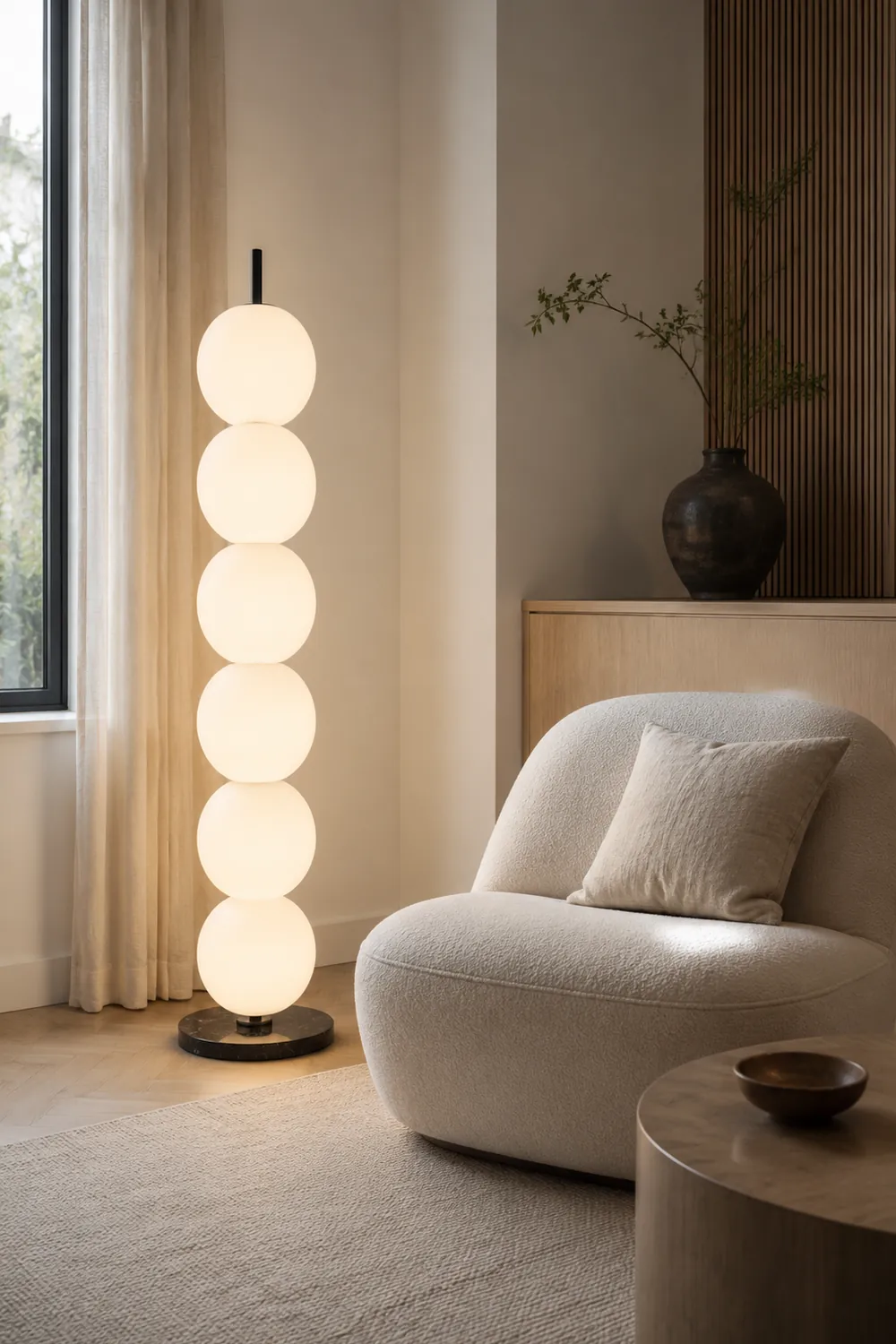 Valentina Floor Lamp, 5 Buds - Lumpaz