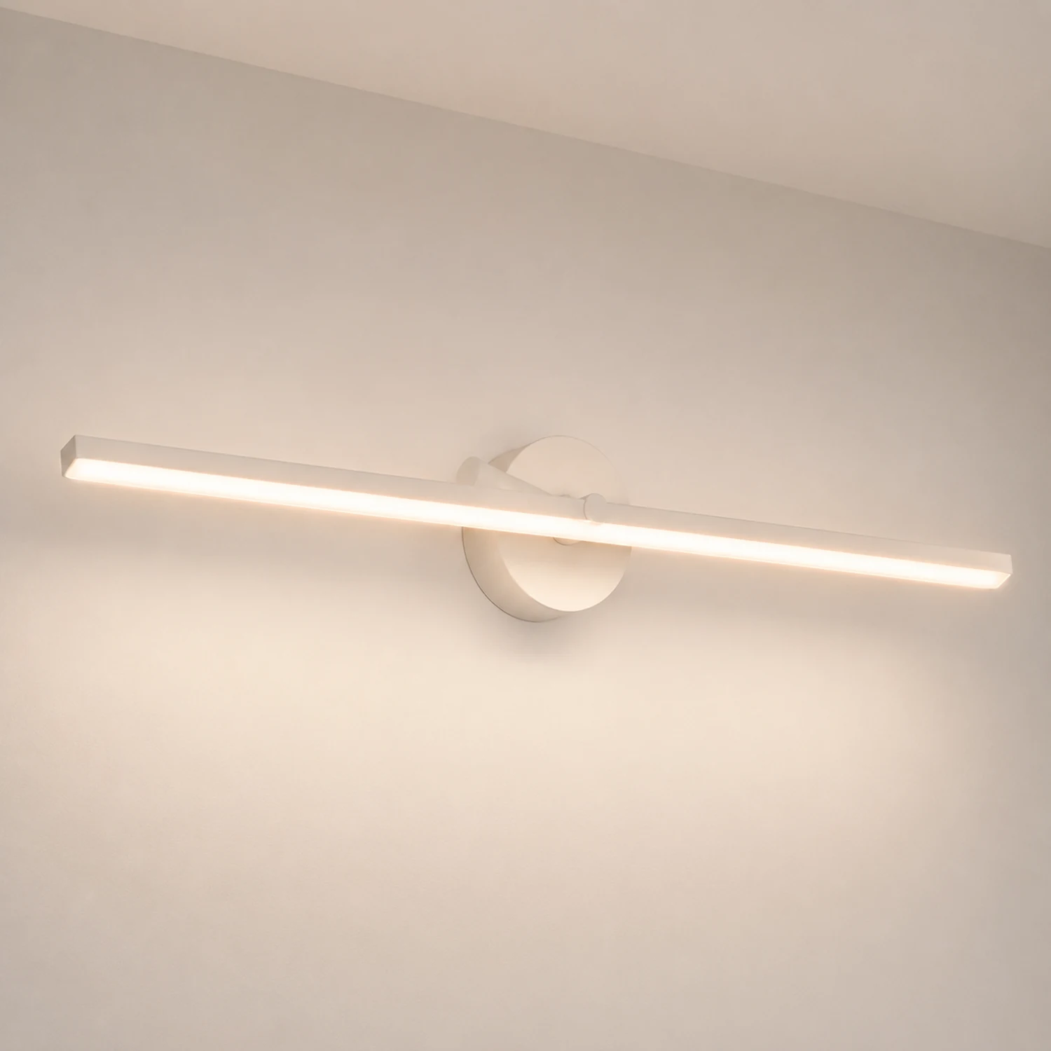 Leigh Spiegelfront Waschtisch-Wandleuchte, Aluminium, 40/50/60/70CM - Lumpaz