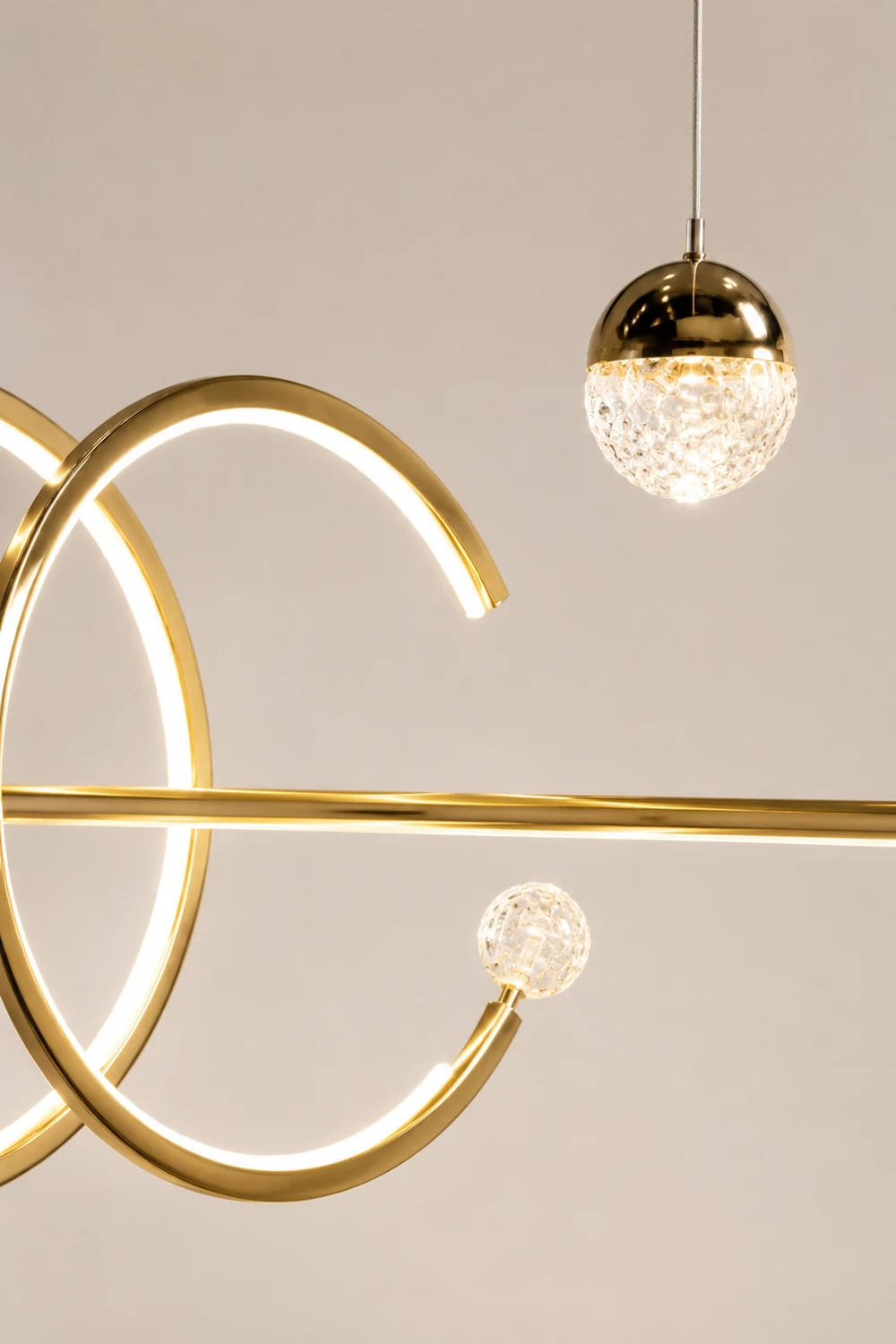 Madina Lineare LED Stern Pendelleuchte für Esszimmer - Lumpaz
