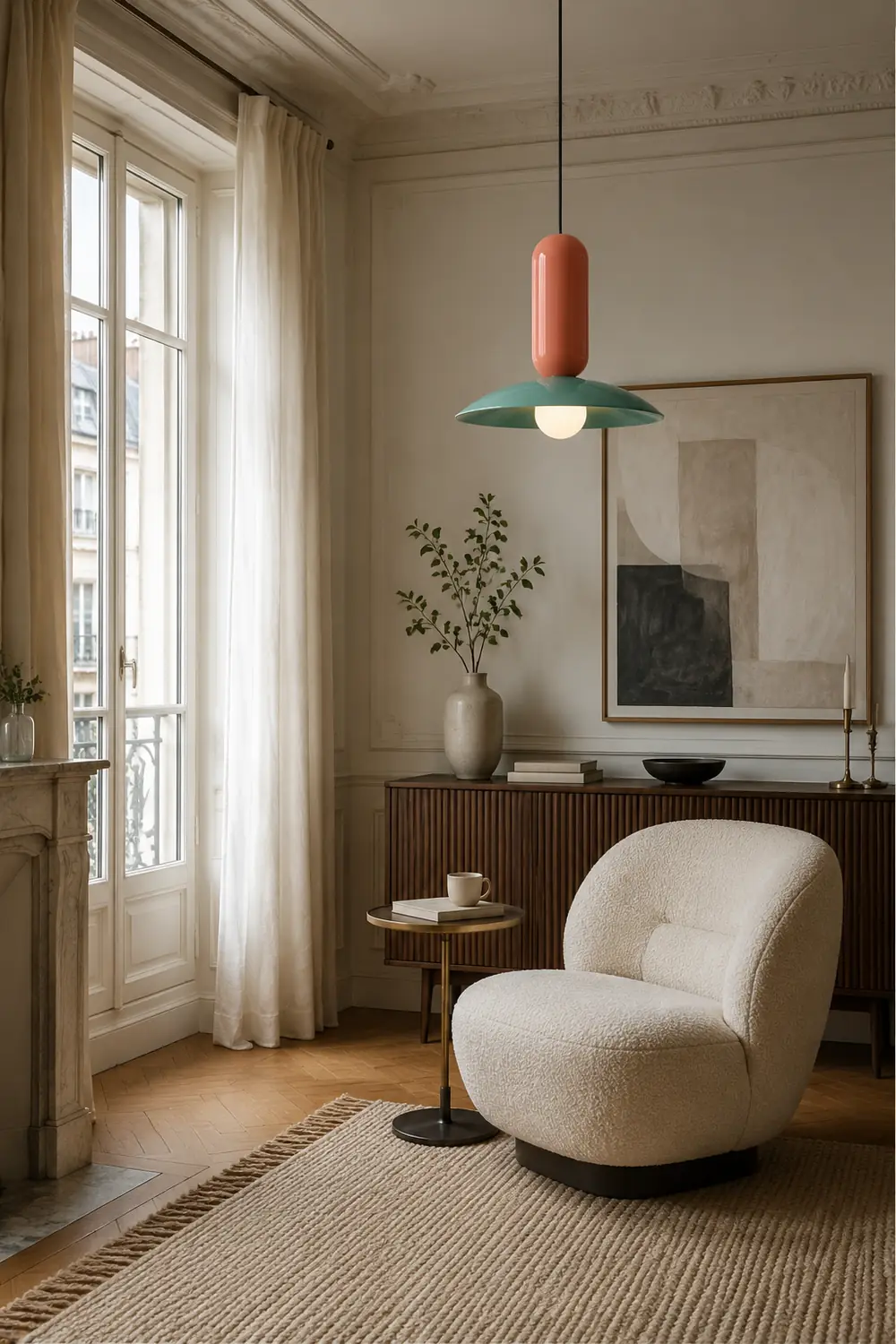 Morandi Bunte Pendelleuchte, 3 Farben, ∅30/40CM - Lumpaz