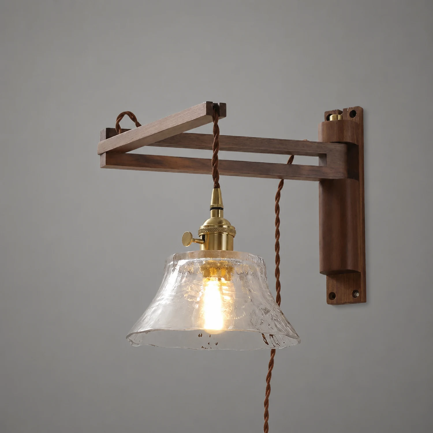 Ozawa Vintage Wandlampe klappbar 3 Farben, Holz - Lumpaz