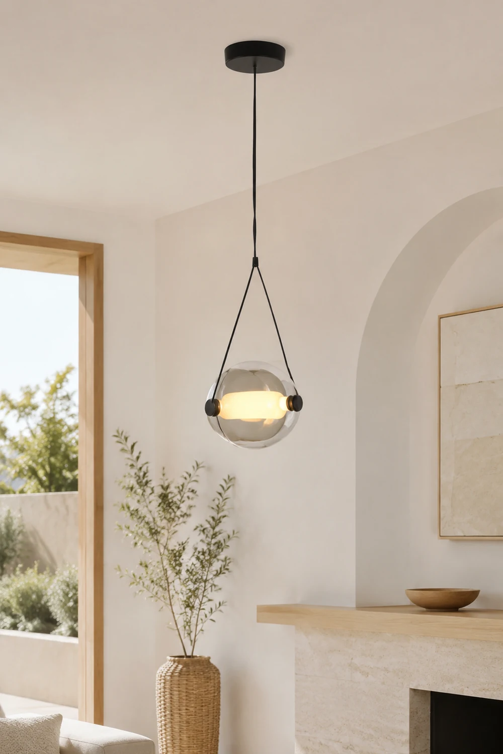 Hailie Pendelleuchte, 6 Farbe, ∅32CM - Lumpaz