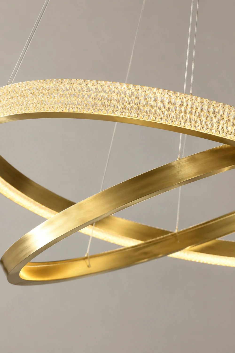 Arisha Pendelleuchte Fernsteuerung Dimmbar 1/2 Ring, ∅60/80cm - Lumpaz