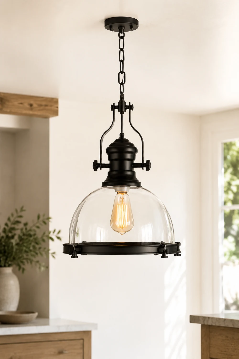 Alessio Retro Pendelleuchte, ∅41CM - Lumpaz