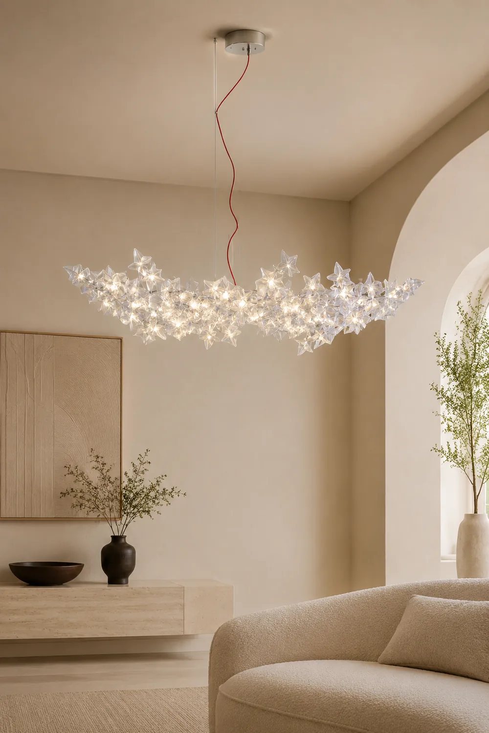 Ophelia Pendelleuchte L 72/105CM - Lumpaz