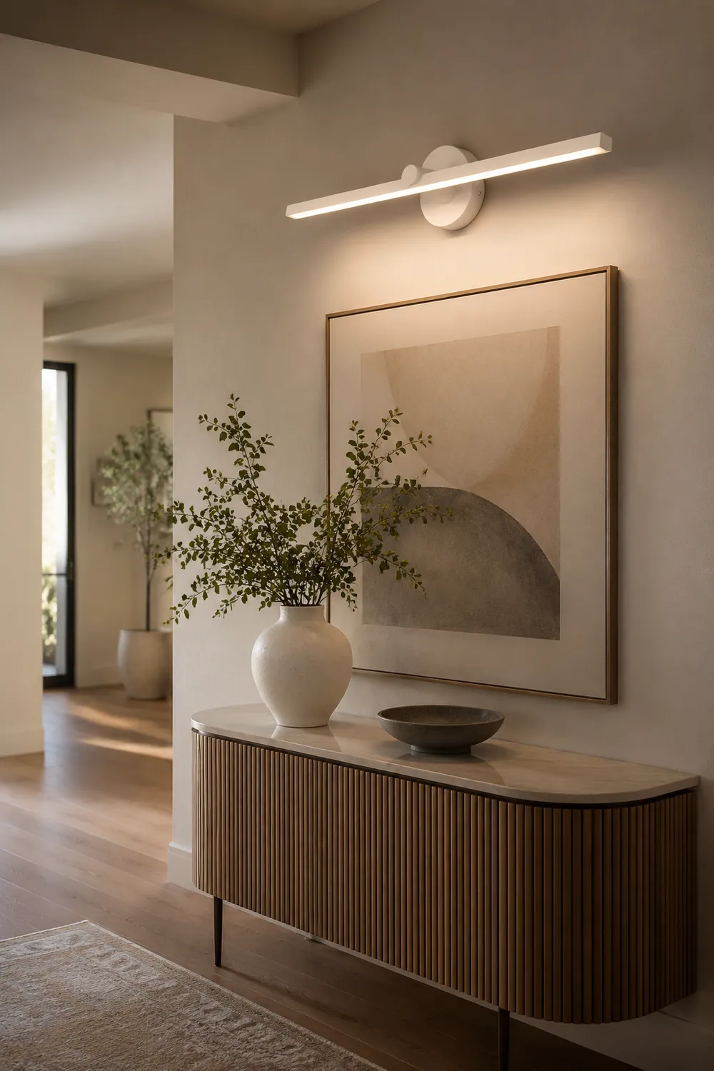 Leigh Spiegelfront Waschtisch-Wandleuchte, Aluminium, 40/50/60/70CM - Lumpaz