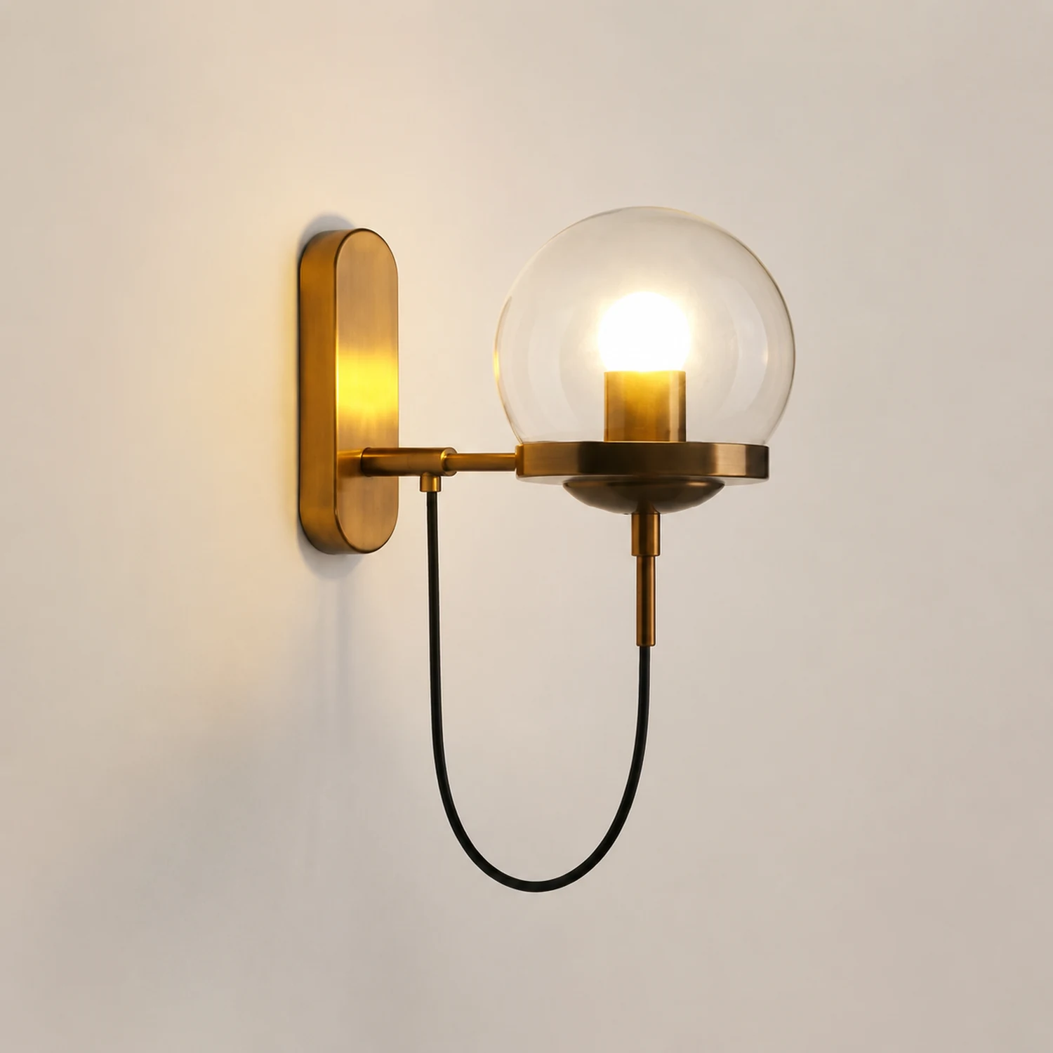 Retro-Metall-LED-Birnen-Wandleuchte - Lumpaz