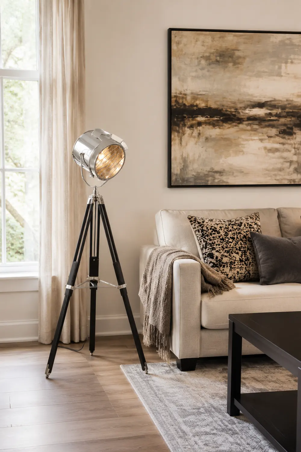 Salgado Searchlight Stativ Stehleuchte, 4 Farbe - Lumpaz