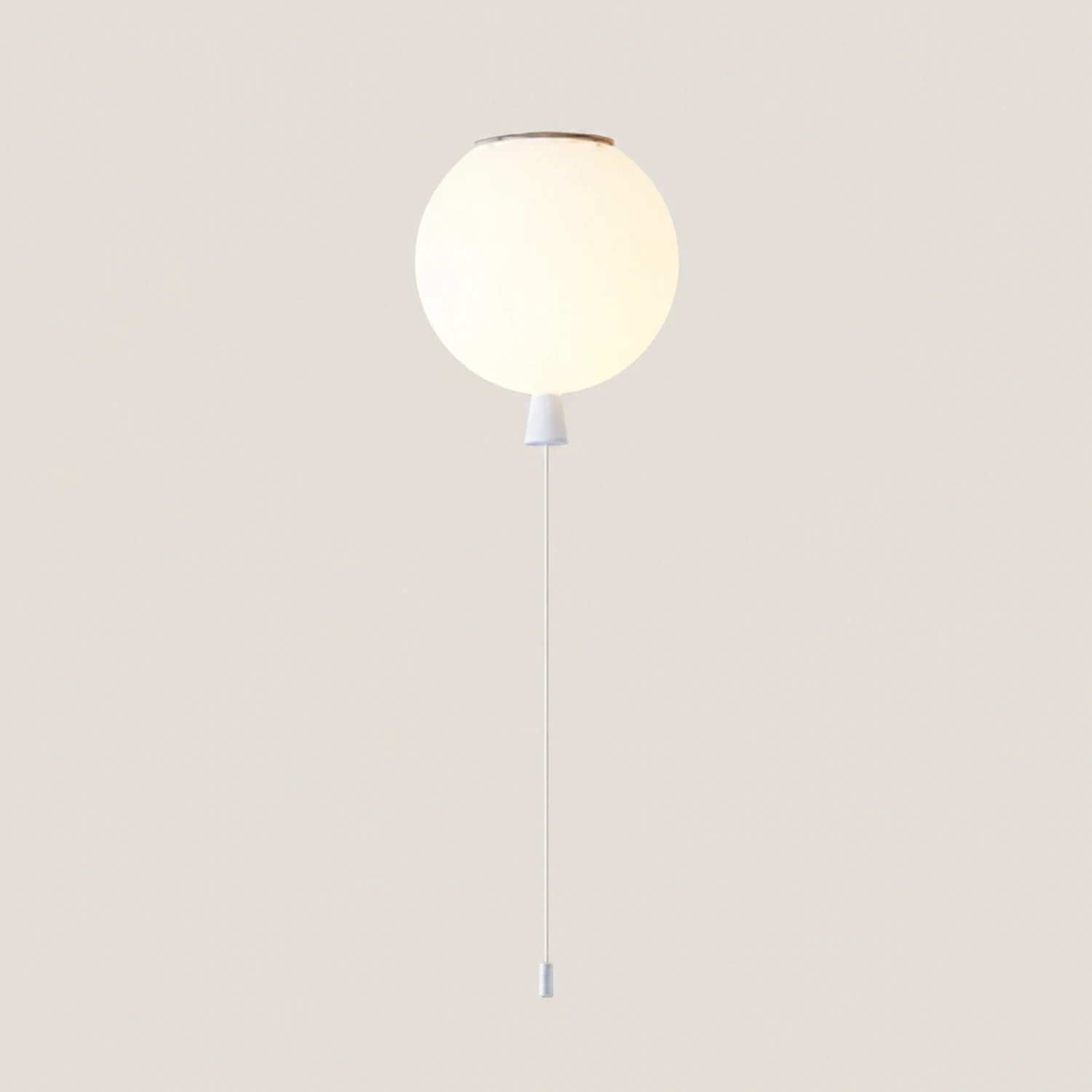 Fateh Matted Ballon Flush Mount Deckenleuchte 5 Farbe, ∅20/25/30 /35CM - Lumpaz