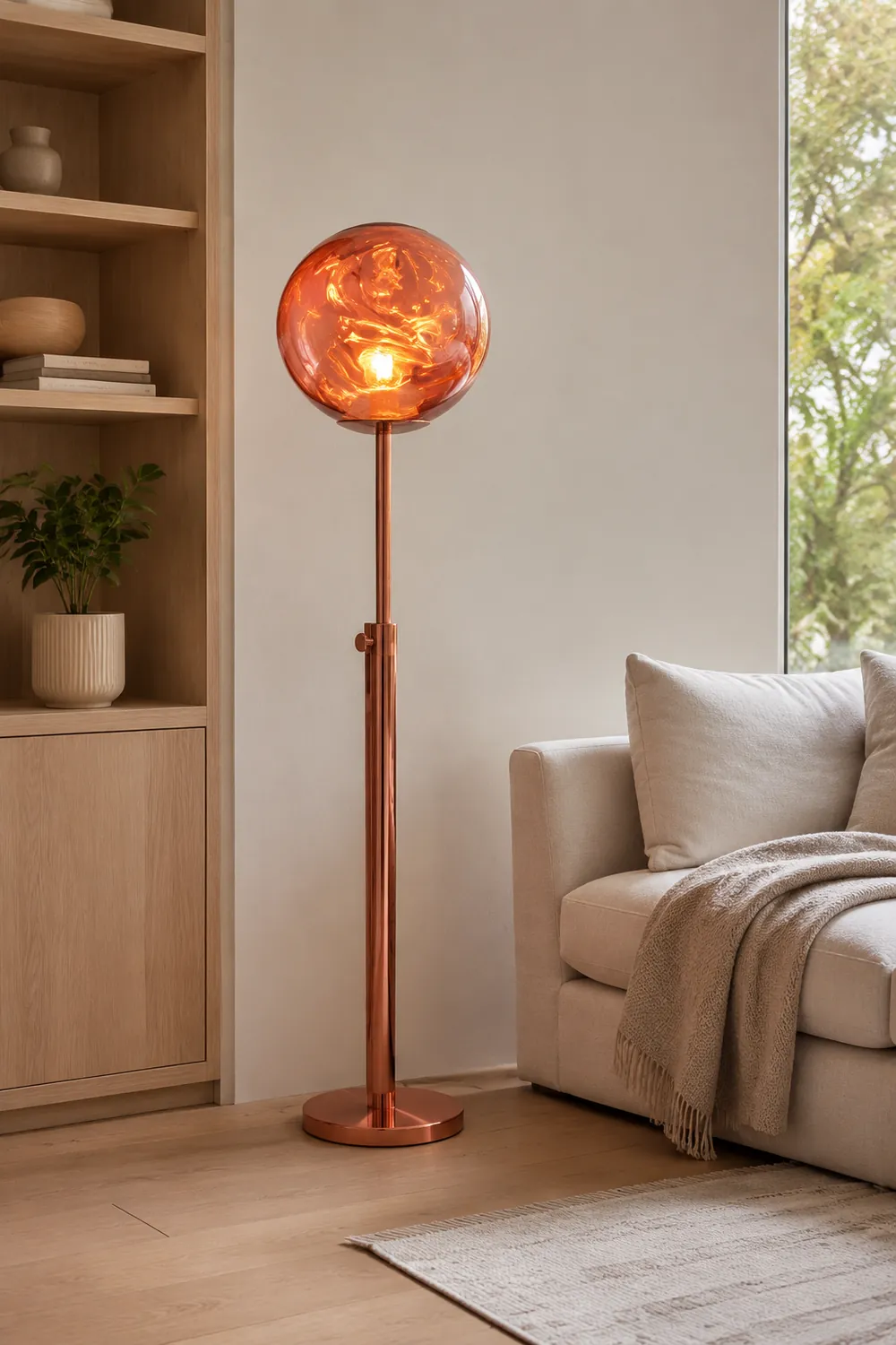 Mirza Stehleuchte, 3 Farben, ∅38CM - Lumpaz