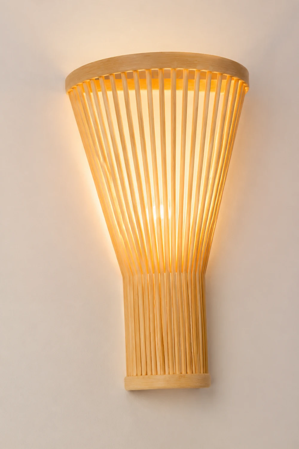 Muto Bamboo Weben Wandleuchte, 2 Stile - Lumpaz
