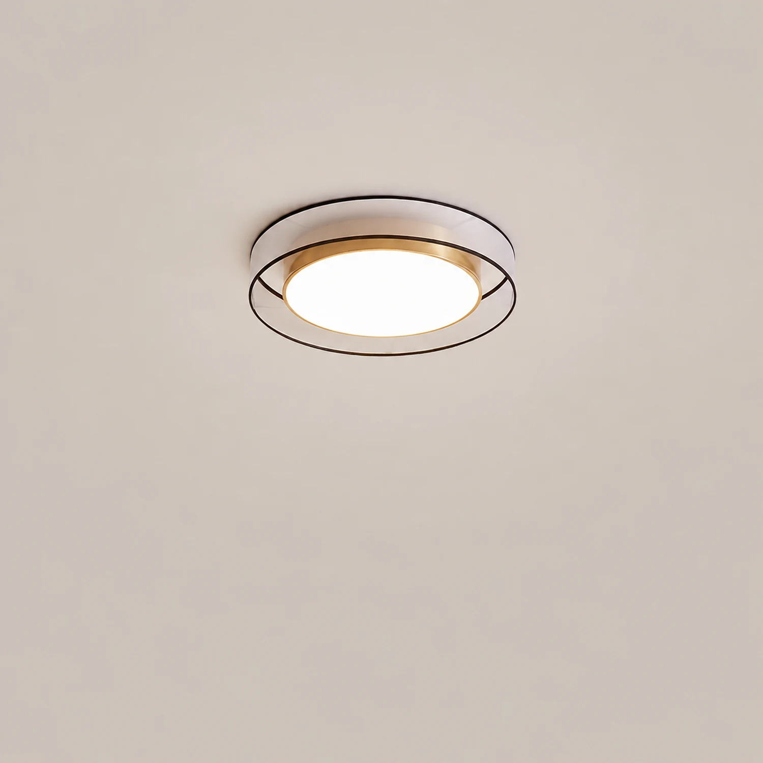 Quinn Deckenleuchte Farbe Temperatur Schaltbar, Kupfer, ∅40/50/60cm - Lumpaz