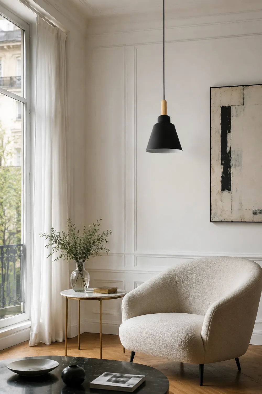 Nordic Modern Aluminium / Holz Pendelleuchten - Lumpaz
