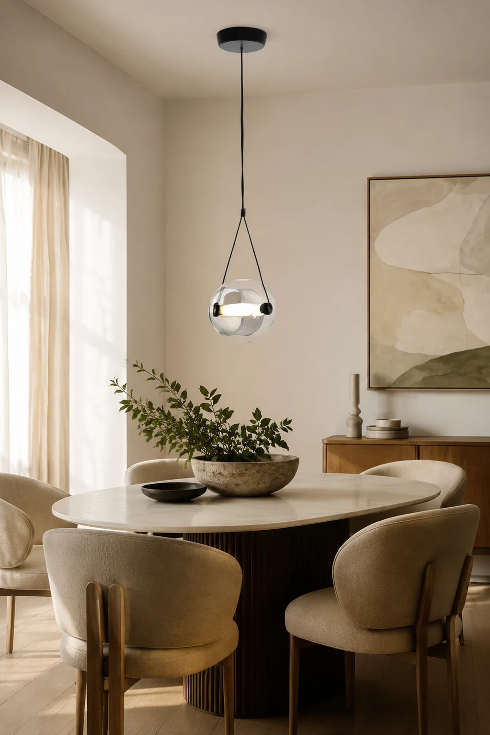 Hailie Pendelleuchte, 6 Farbe, ∅32CM - Lumpaz
