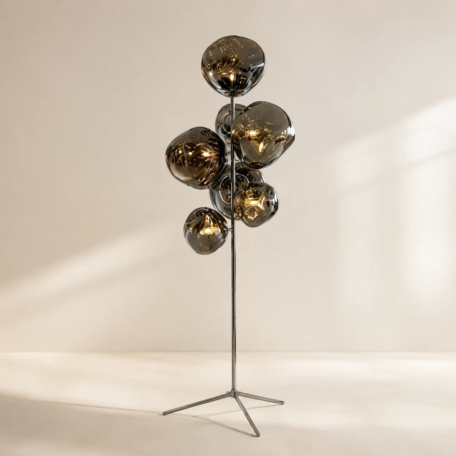 Mirza Stehleuchte 4 Farben, 7 -flammig, ∅38+28CM - Lumpaz