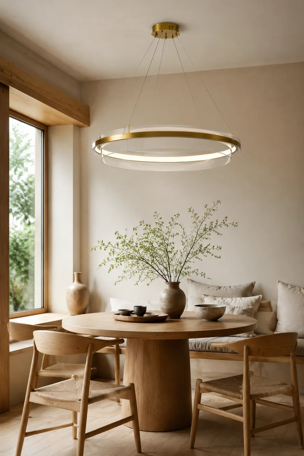 Arisha Pendelleuchte Farbe Temperatur Schaltbar 1/2 Ring, ∅50/75cm - Lumpaz