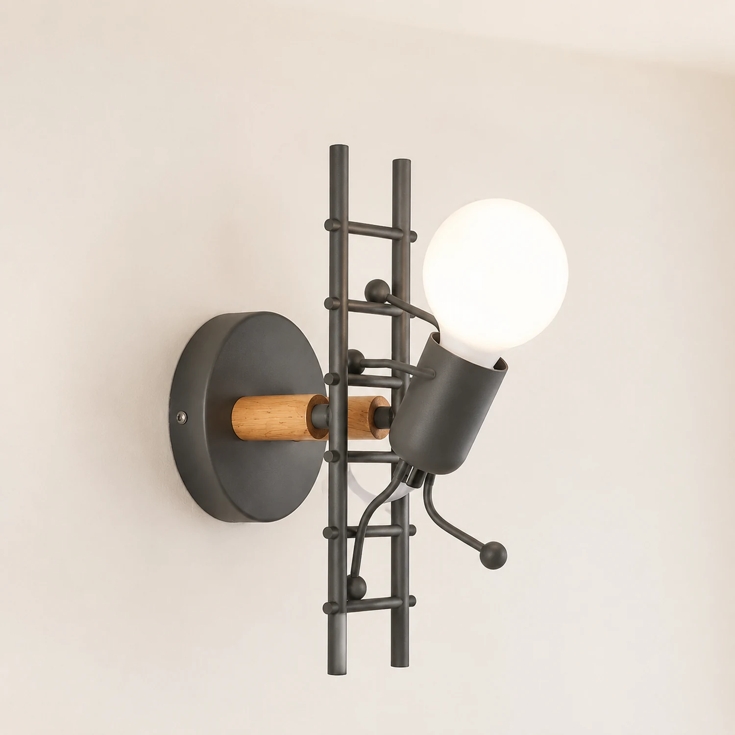 Luxo Retro Iron Man Hänge-Wandleuchte, 3 Farben - Lumpaz