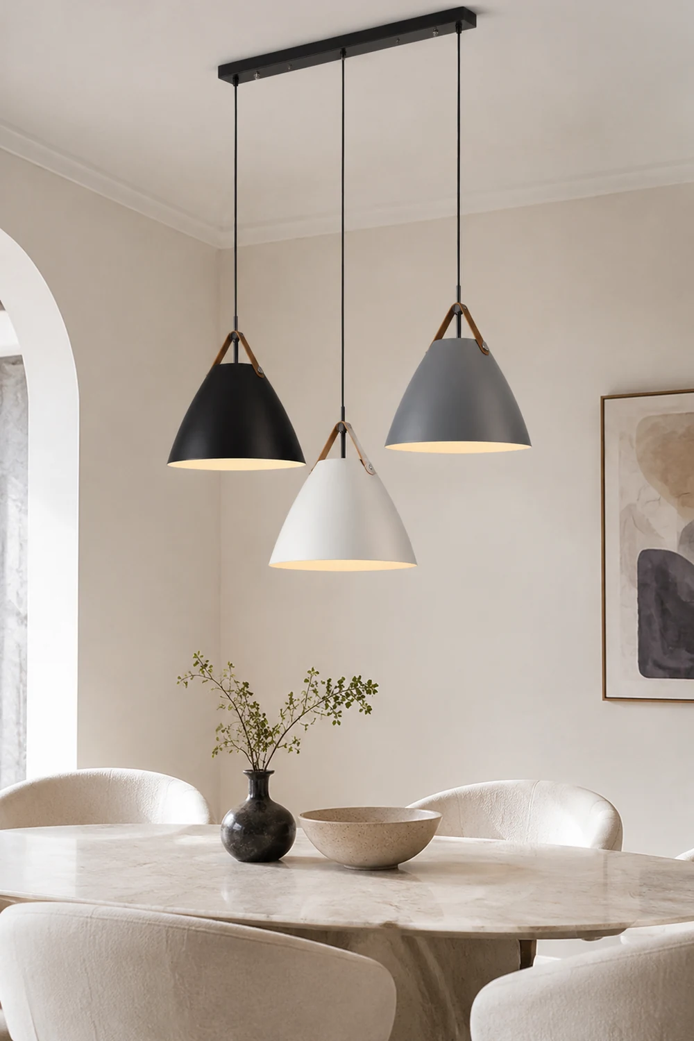 Carins Cluster-Pendelleuchte , 3 Farben - Lumpaz
