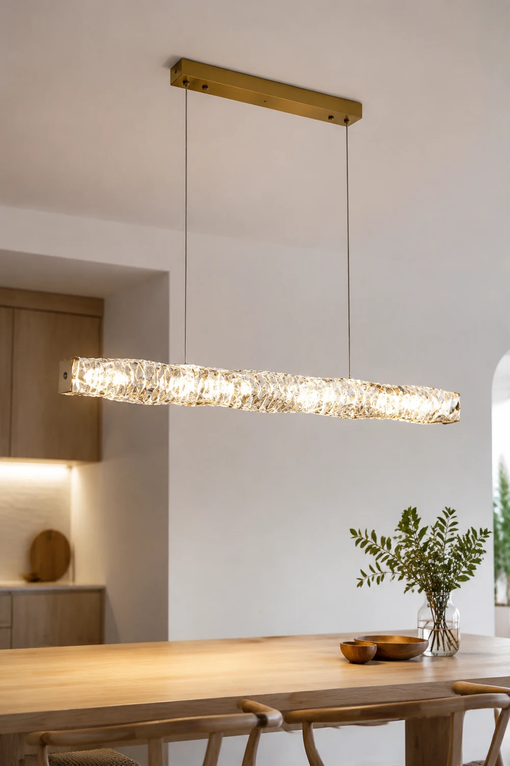 Kristy Pendelleuchte Farbtemperatur umschaltbar, 100/120/150cm - Lumpaz