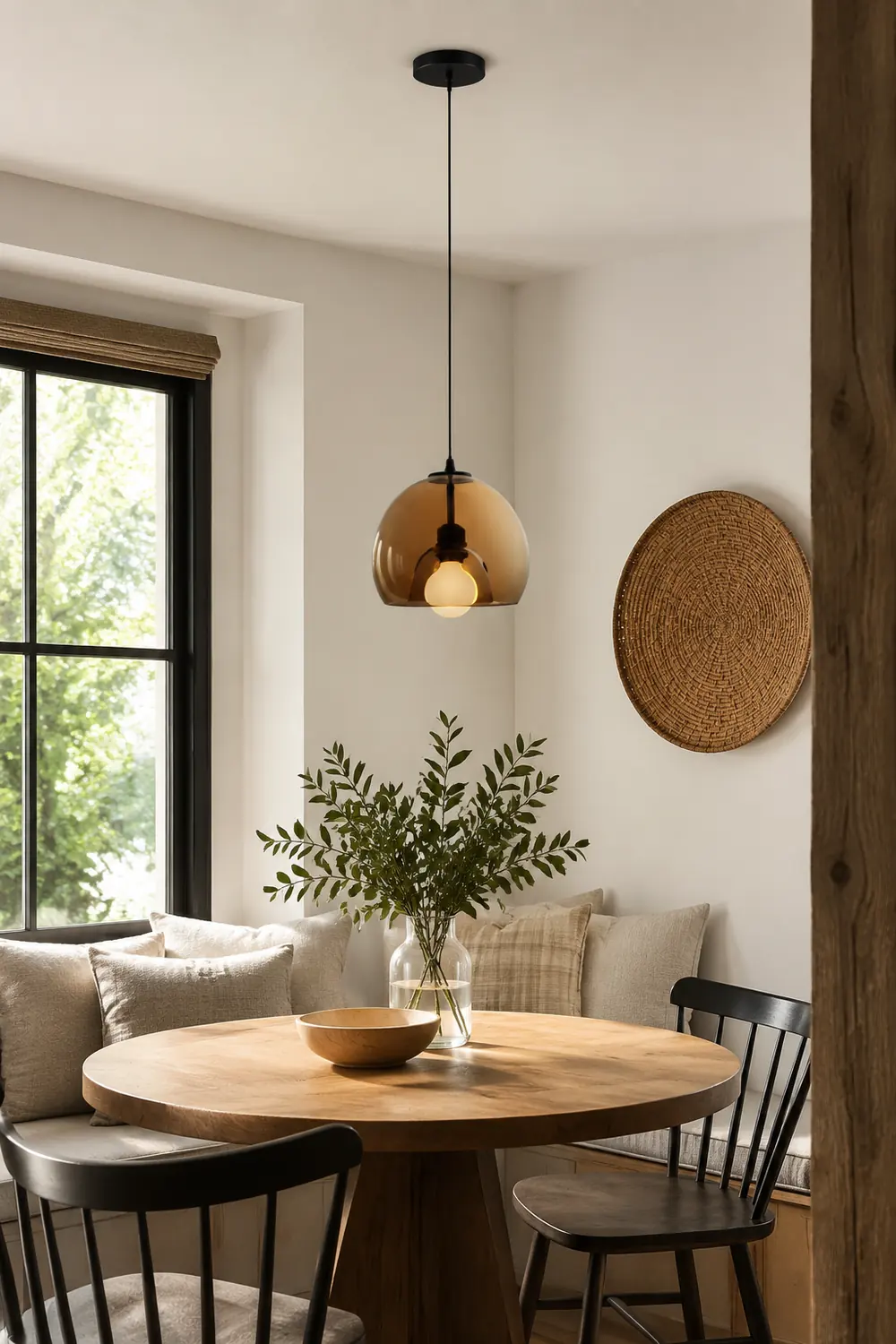 Hailie Glas-Pendelleuchte, 2 Farbe, ∅25CM - Lumpaz