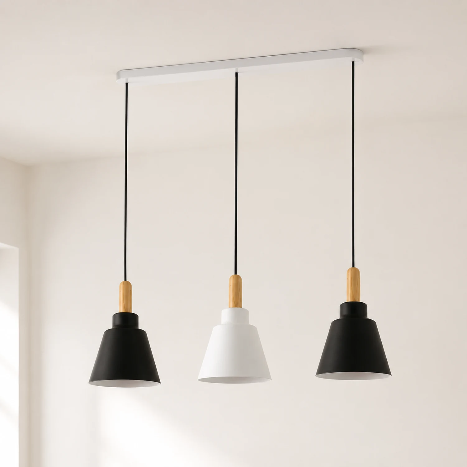 Nordic Modern Aluminium / Holz Pendelleuchten - Lumpaz