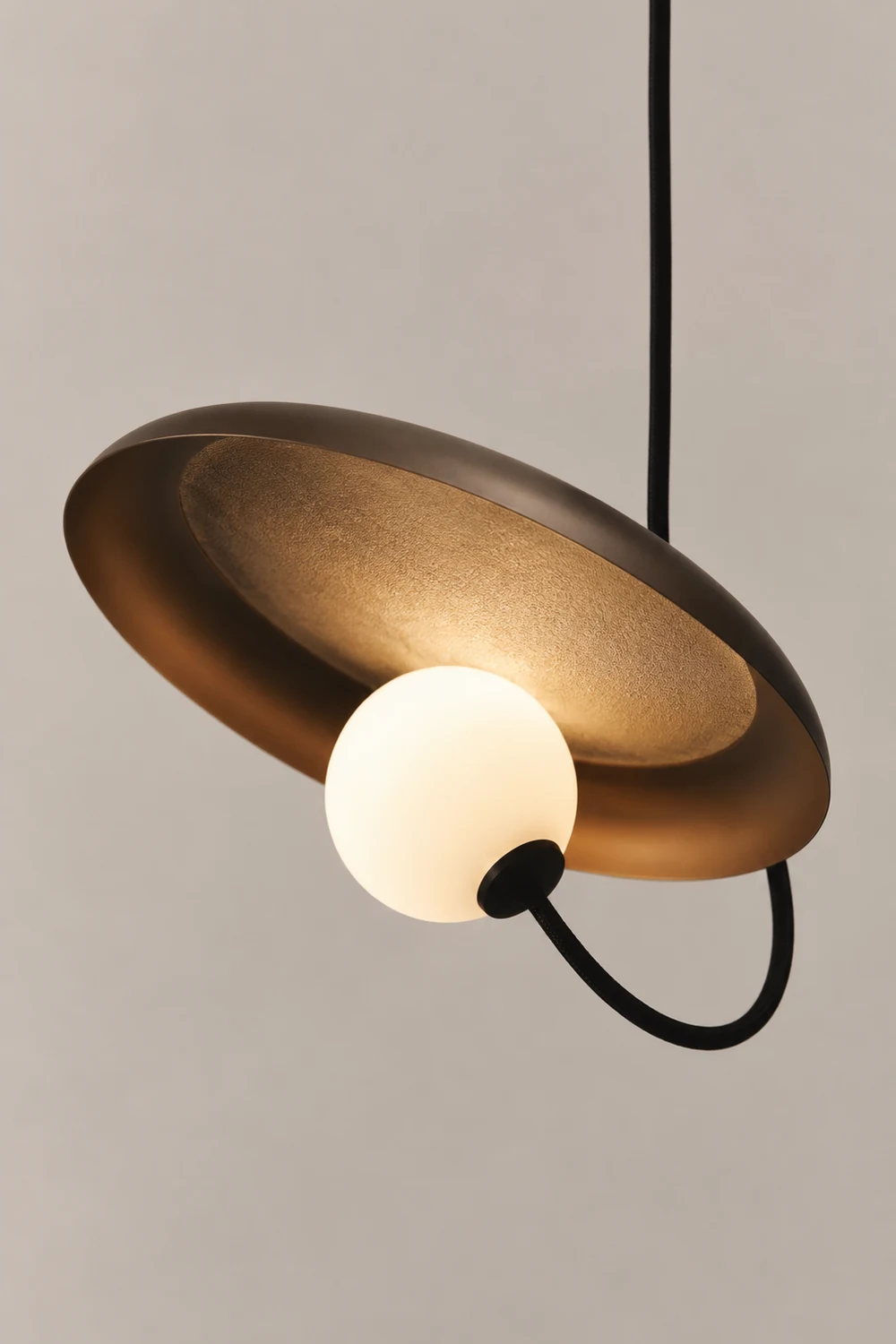 Avi Pendelleuchte 3 Farben, Glas, ∅25/35CM - Lumpaz