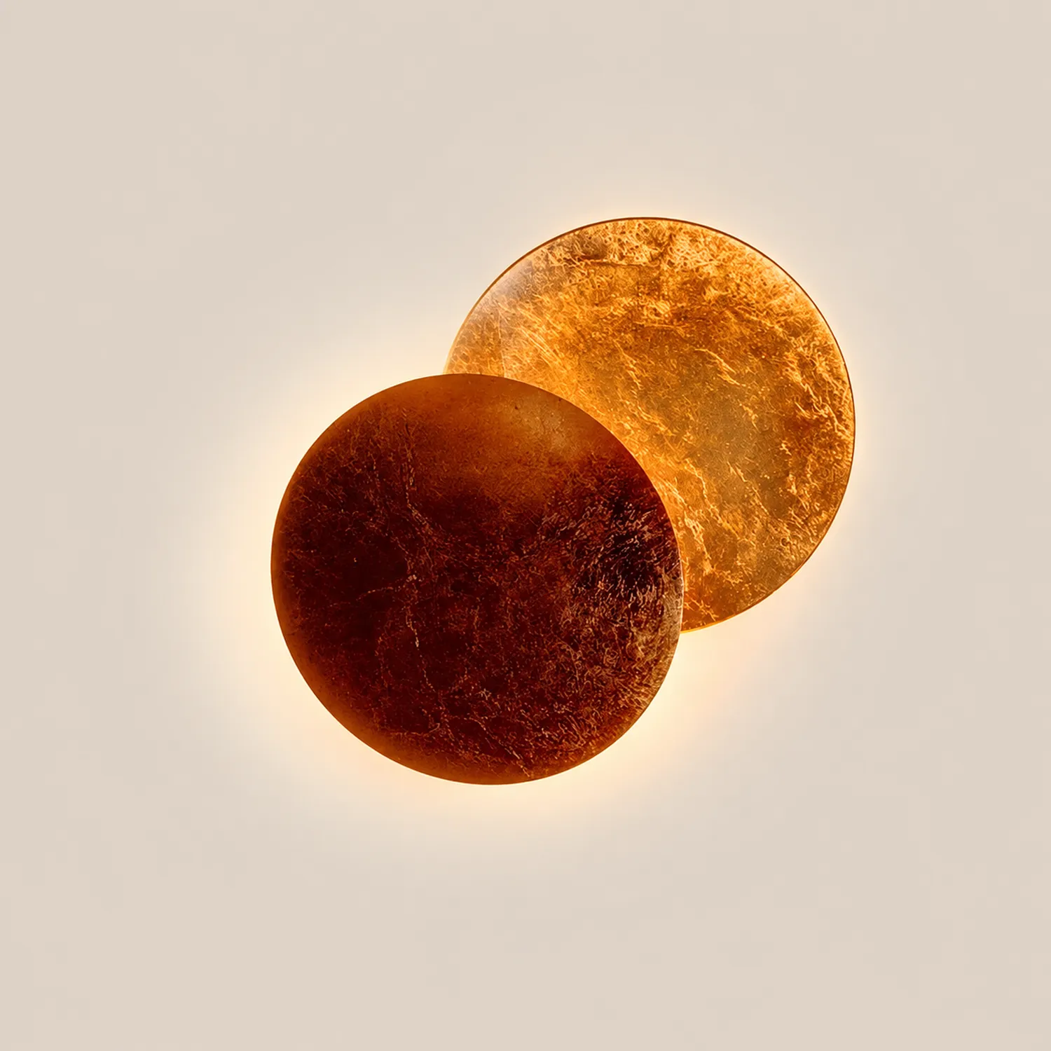 Nordische Mond Eclipse Kreative Wandleuchte für Wohnzimmer & Schlafzimmer - Lumpaz