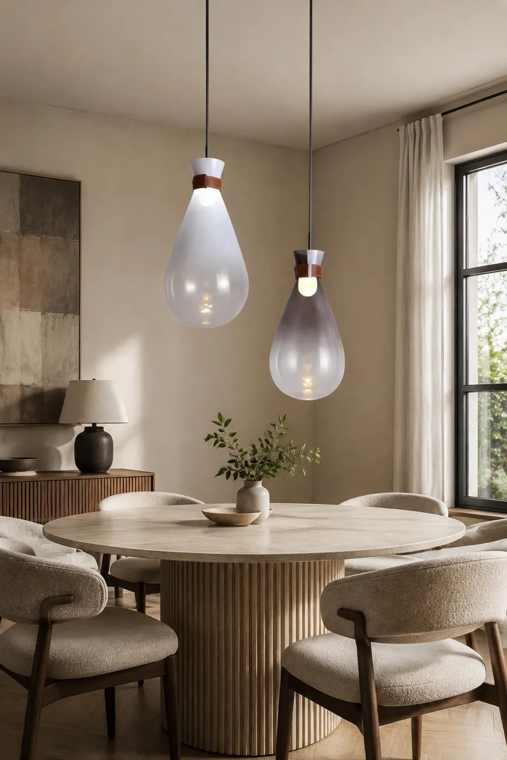 Hailie Pendelleuchte 2 Farbe, S/L - Lumpaz