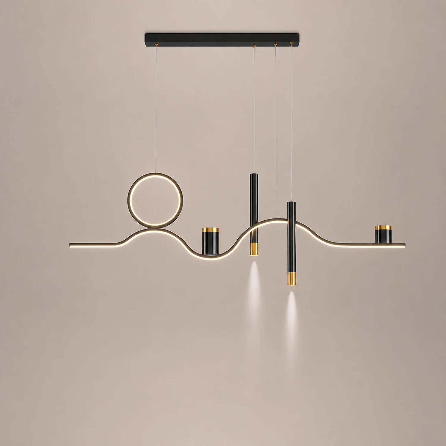Moderne Stern-Design LED Pendelleuchte für Esszimmer, Restaurant - Lumpaz