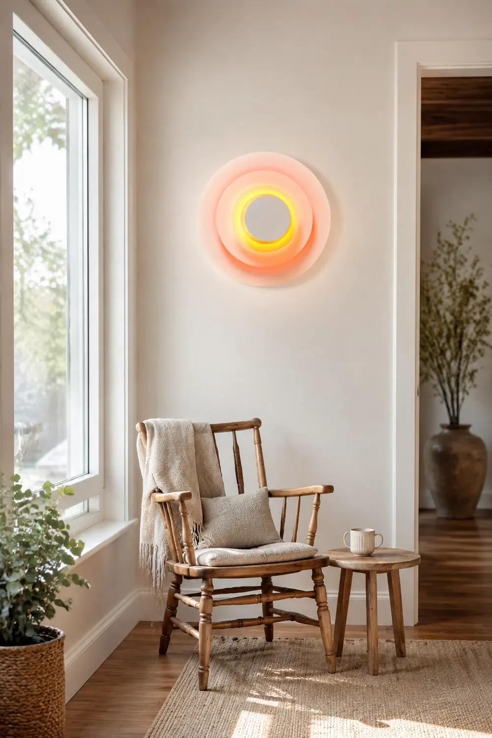 Morandi Bunter Wandleuchte, 3 Farben - Lumpaz