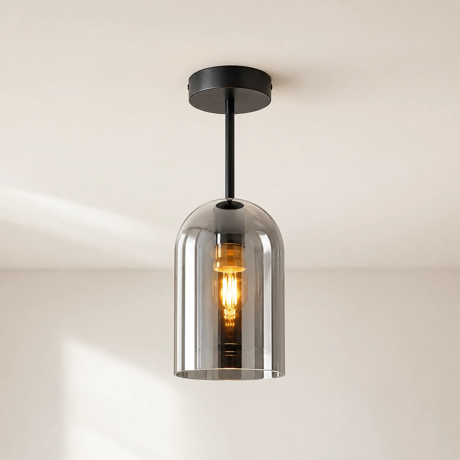 Sanna Deckenleuchte/Pendelleuchte 4 Stile Reines Kupfer&Glas - Lumpaz