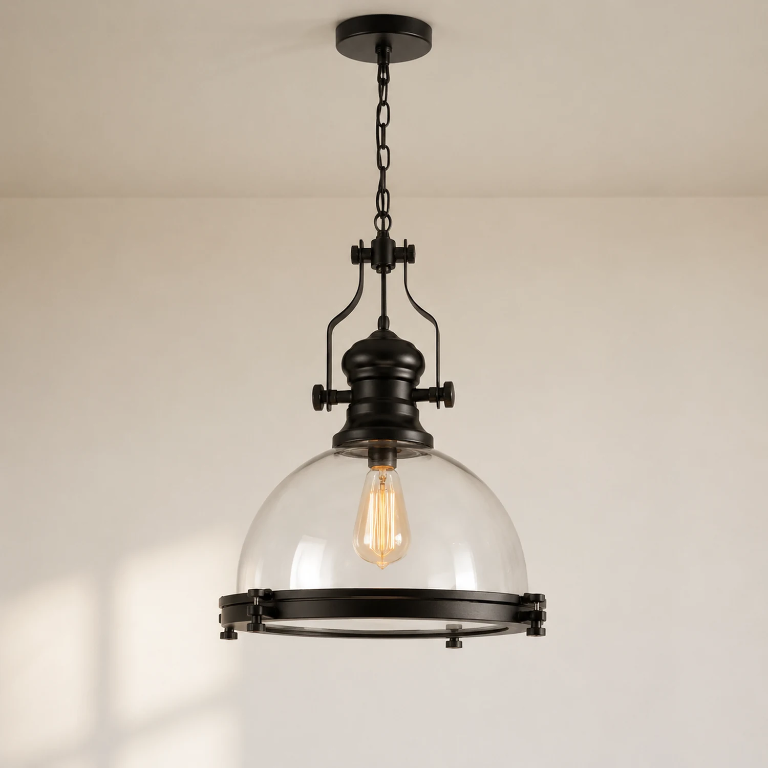 Alessio Retro Pendelleuchte, ∅41CM - Lumpaz