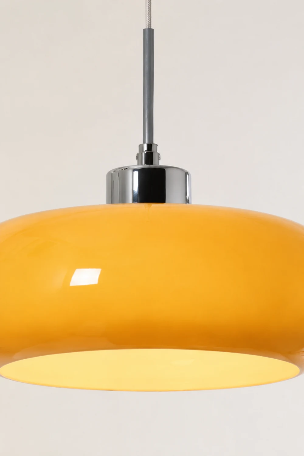 Hailie Brot Form Glas Pendelleuchte, 2 Farbe, ∅28CM - Lumpaz