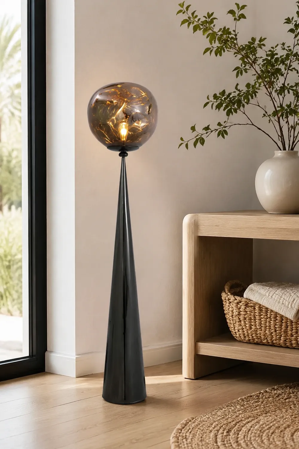 Mirza Stehleuchte, 4 Farben, ∅38CM - Lumpaz