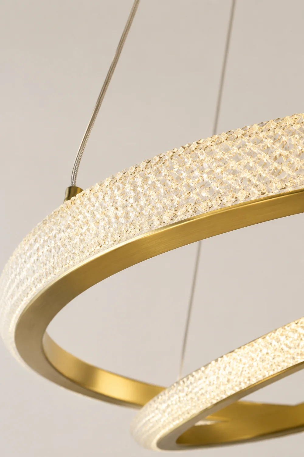 Arisha Pendelleuchte Fernsteuerung Dimmbar 1/2 Ring, ∅60/80cm - Lumpaz