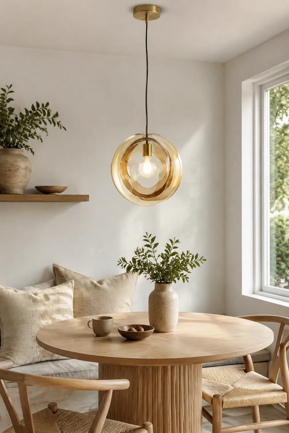 Hailie Pendelleuchte mit Design, 6 Farbe, ∅36CM - Lumpaz