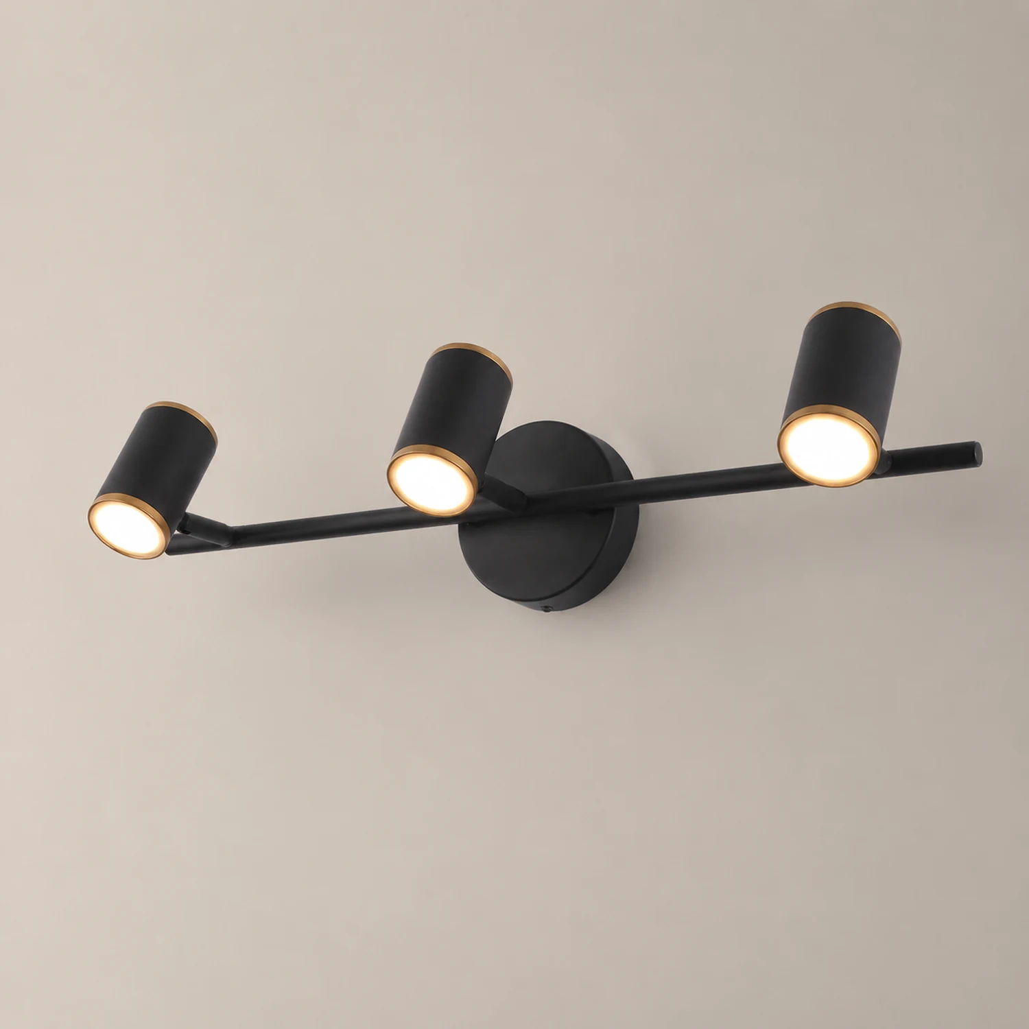 Cooley Spiegelfront Waschtisch-Wandleuchte, L32/54/76CM - Lumpaz