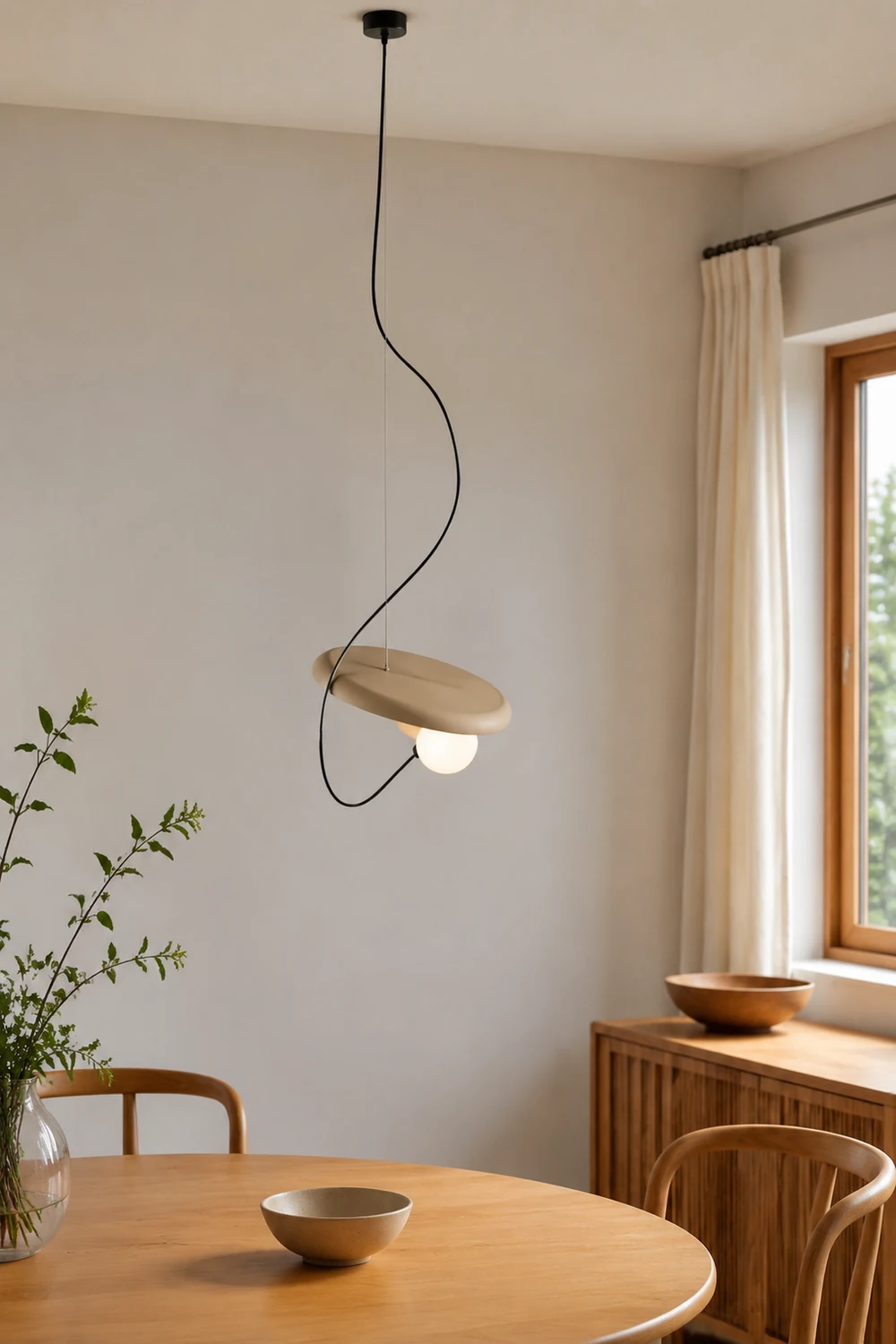 Nordic Creative Metal Bedside Chandelier Pendelleuchte für Schlafzimmer, Esszimmer - Lumpaz