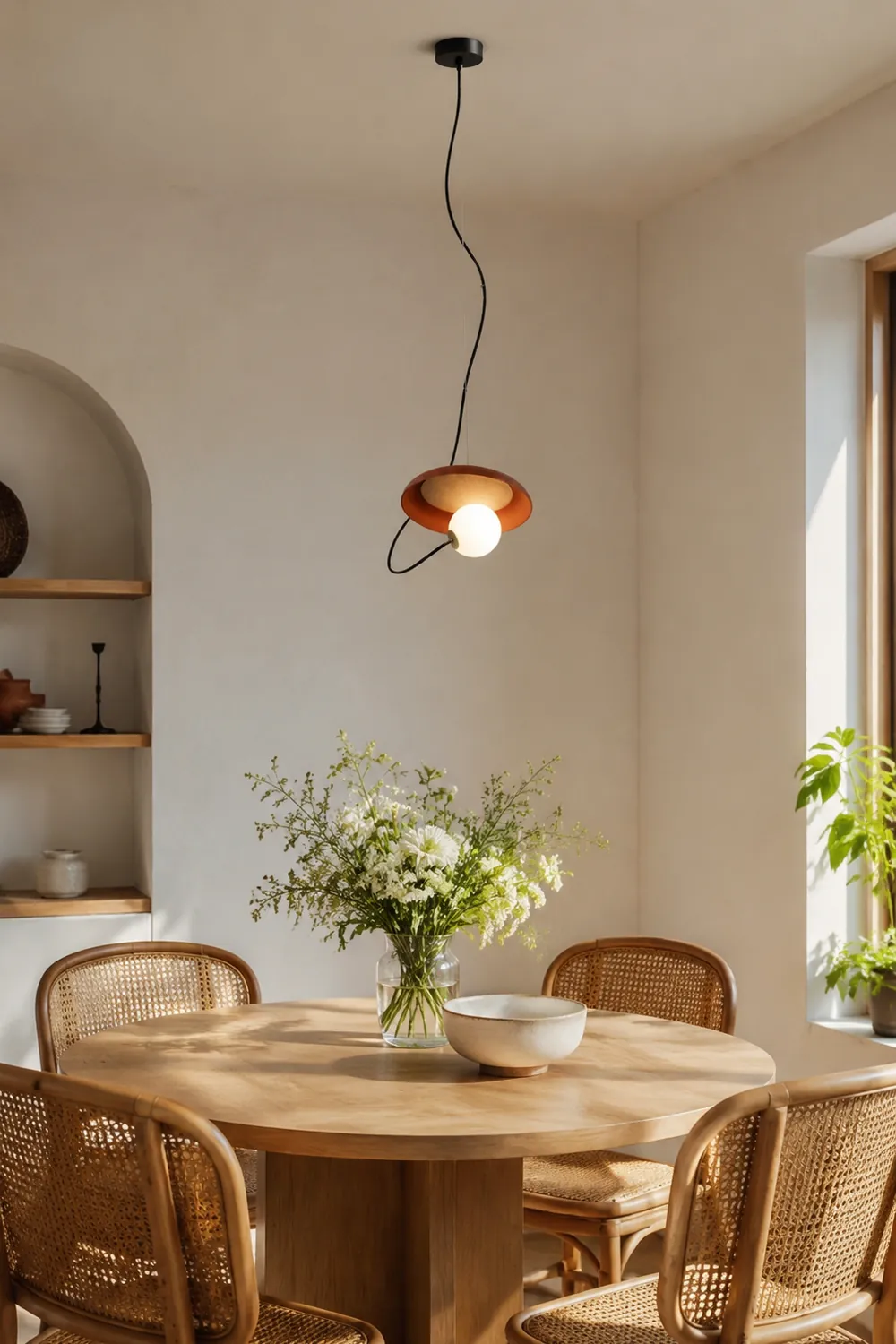 Nordic Creative Metal Bedside Chandelier Pendelleuchte für Schlafzimmer, Esszimmer - Lumpaz