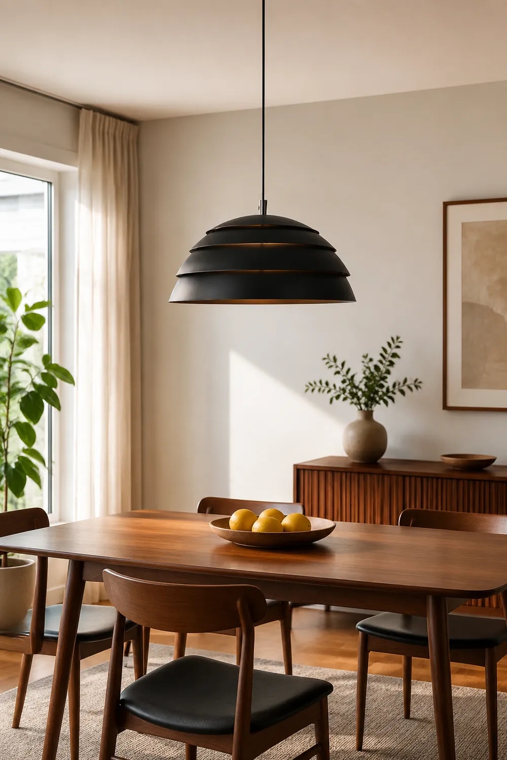 Midcentury Modern Chrom Anhänger Esszimmer Wohnzimmer - Lumpaz