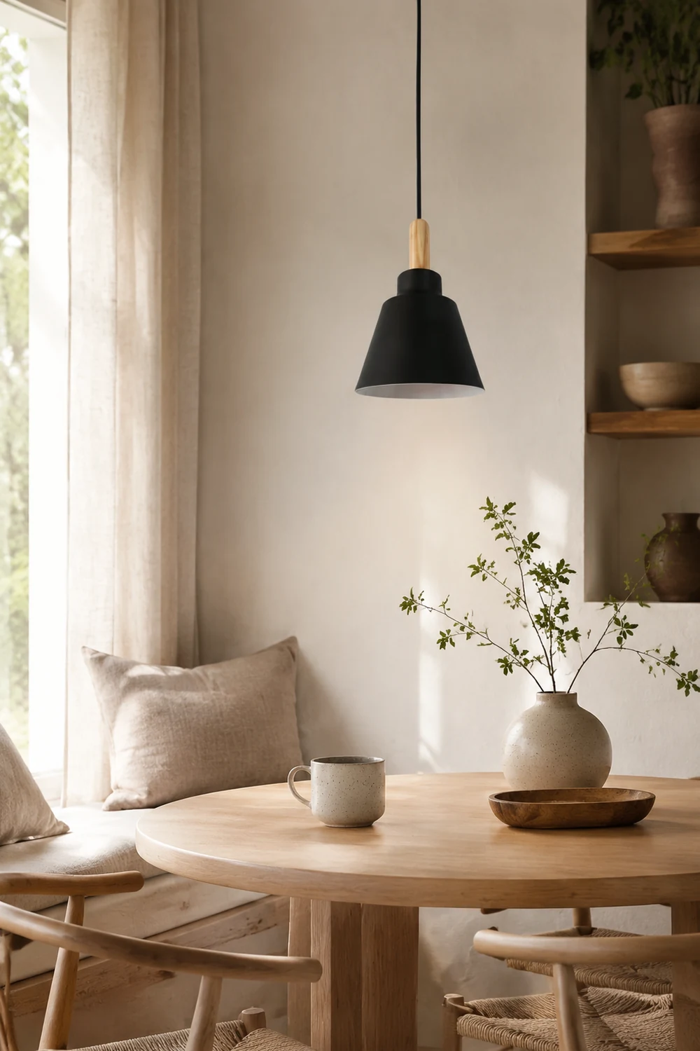 Nordic Modern Aluminium / Holz Pendelleuchten - Lumpaz