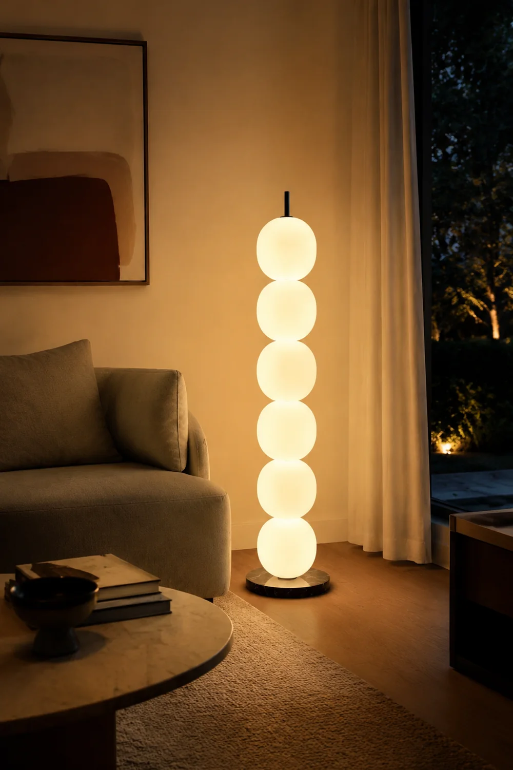 Valentina Floor Lamp, 5 Buds - Lumpaz