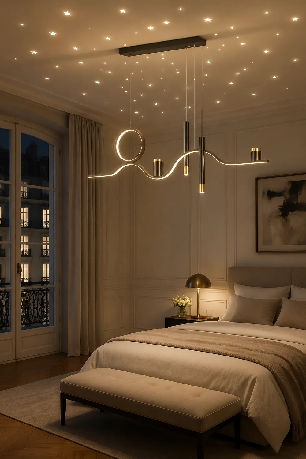 Moderne Stern-Design LED Pendelleuchte für Esszimmer, Restaurant - Lumpaz