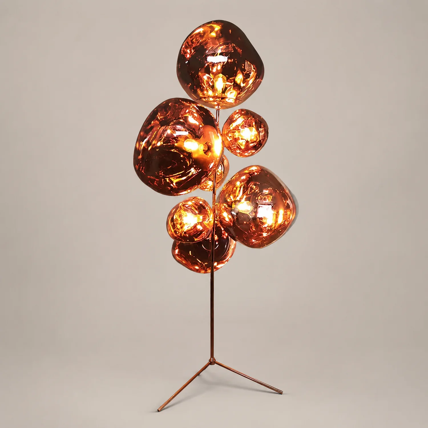 Mirza Stehleuchte 4 Farben, 7 -flammig, ∅38+28CM - Lumpaz