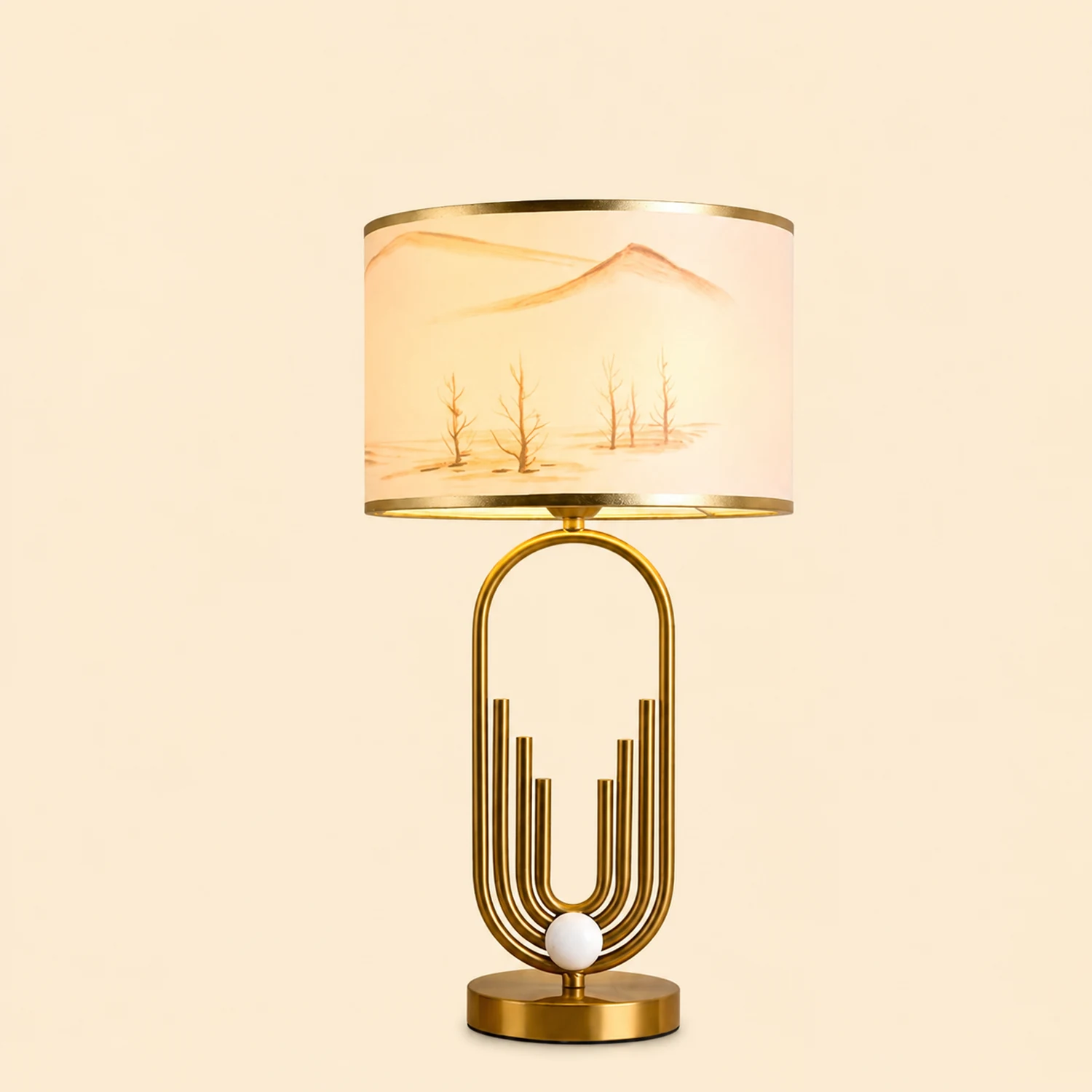 Künstlerische Tischlampe Stehlampe Nachttischlampe für Schlafzimmer - Lumpaz